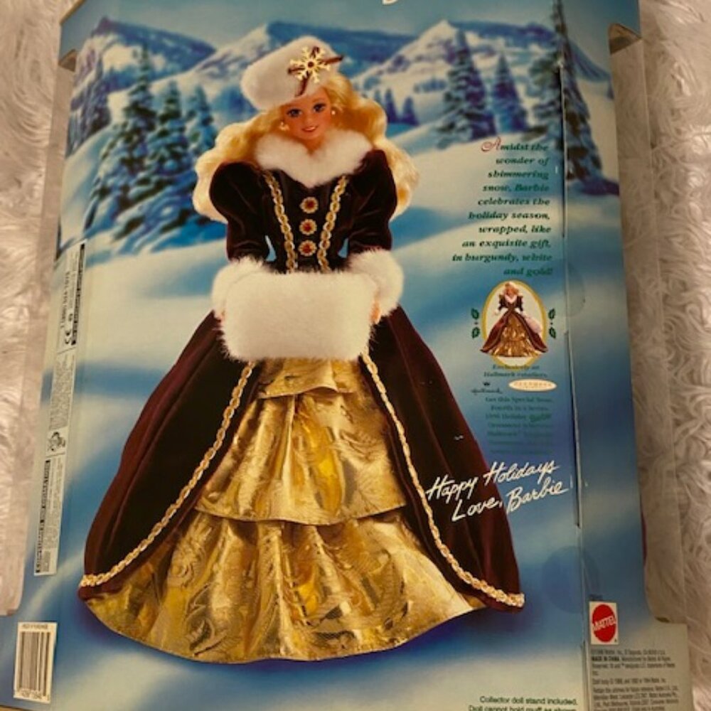 Barbie 1996 Happy Holidays Barbie Special Edition, Unopened Undamaged - Picture 5 of 6